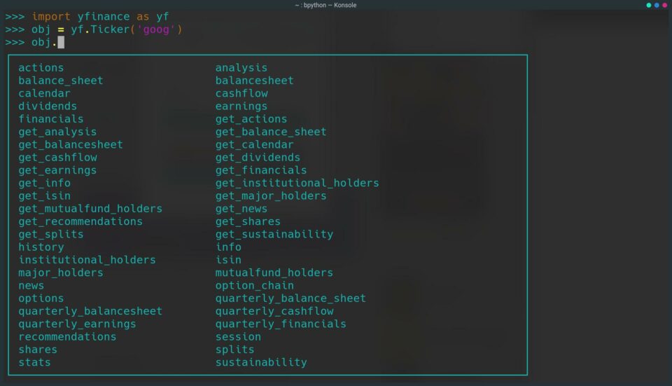 yfinance Python Tutorial (2023) - Analyzing Alpha