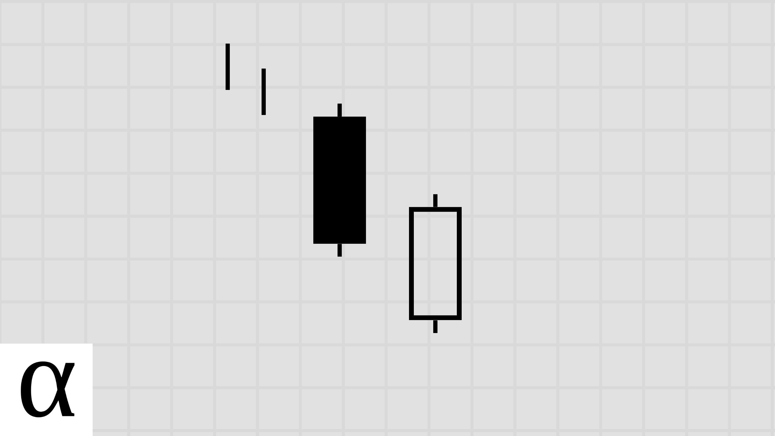 Thrusting Candlestick Pattern Illustration © Analyzing Alpha