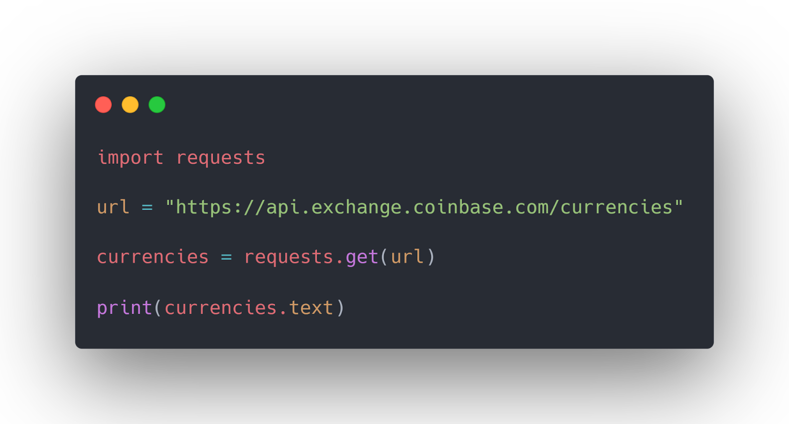 coinbase pro python api