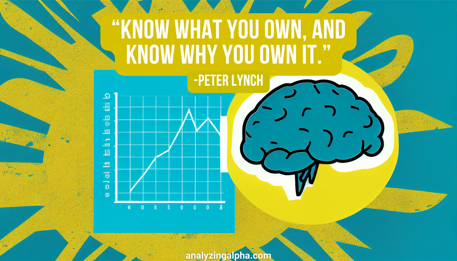 Know what you own, and know why you own it. -- Peter Lynch